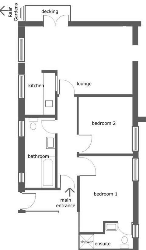 Goodrington Lodge Holiday Apartments เพนตัน ภายนอก รูปภาพ